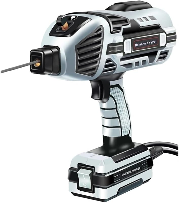 Handheld Welder Machine, 110V Portable Welding Machine with IGBT Inverter 6 Variable Current Adjustment, 20-120Amp Welding Output Portable Welder Handheld for 1/16"-1/8" Welding Rods