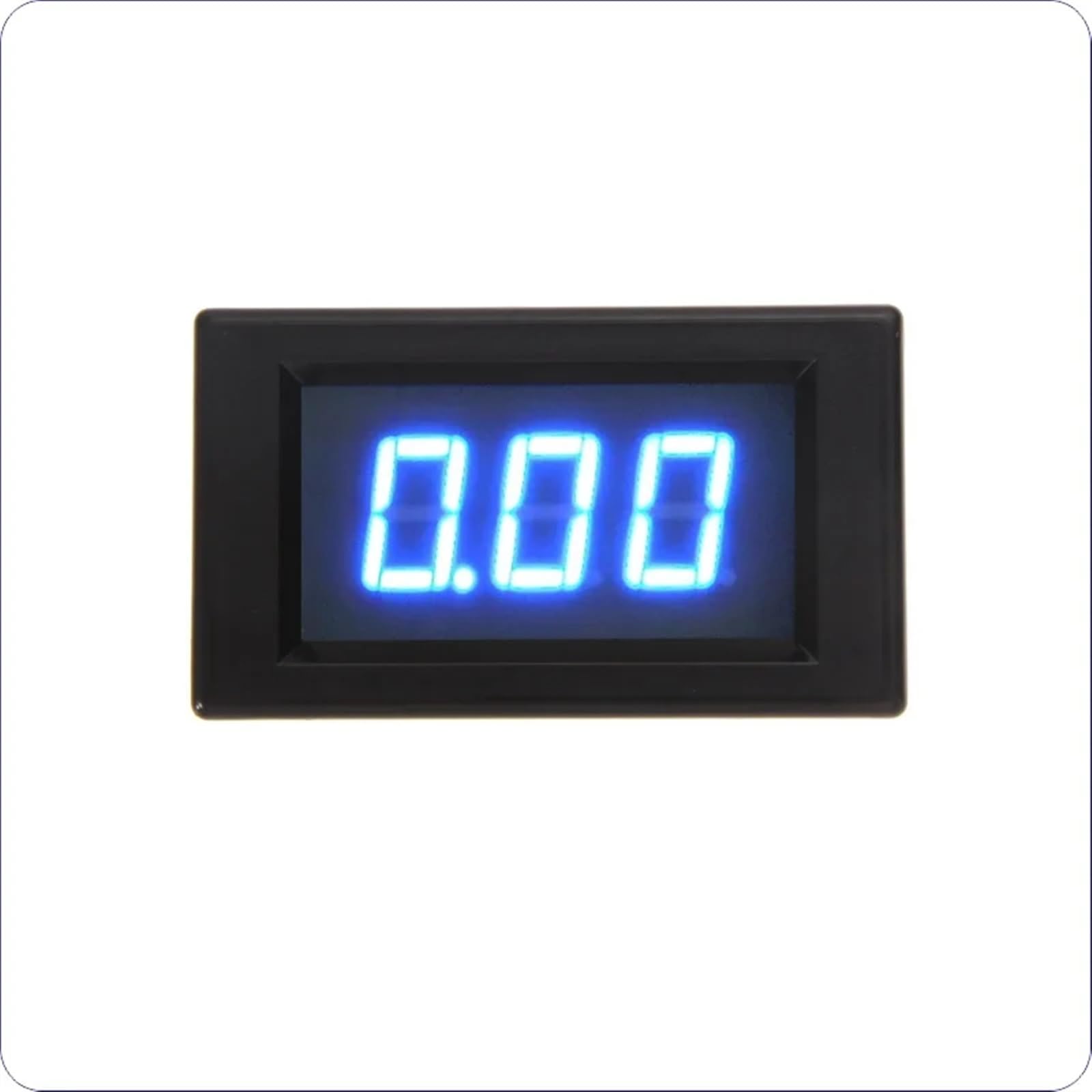 Ampèremètre CA digital YB4835 100A boîtier noir et affichage LED bleu - 8