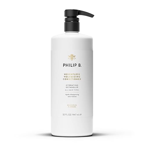 Miniatura 7 de PHILIP B Acondicionador voluminizador sin peso 6 onzas (6.0fl oz)  Desenredador de cabello ultraligero, añade cuerpo extra y brillo