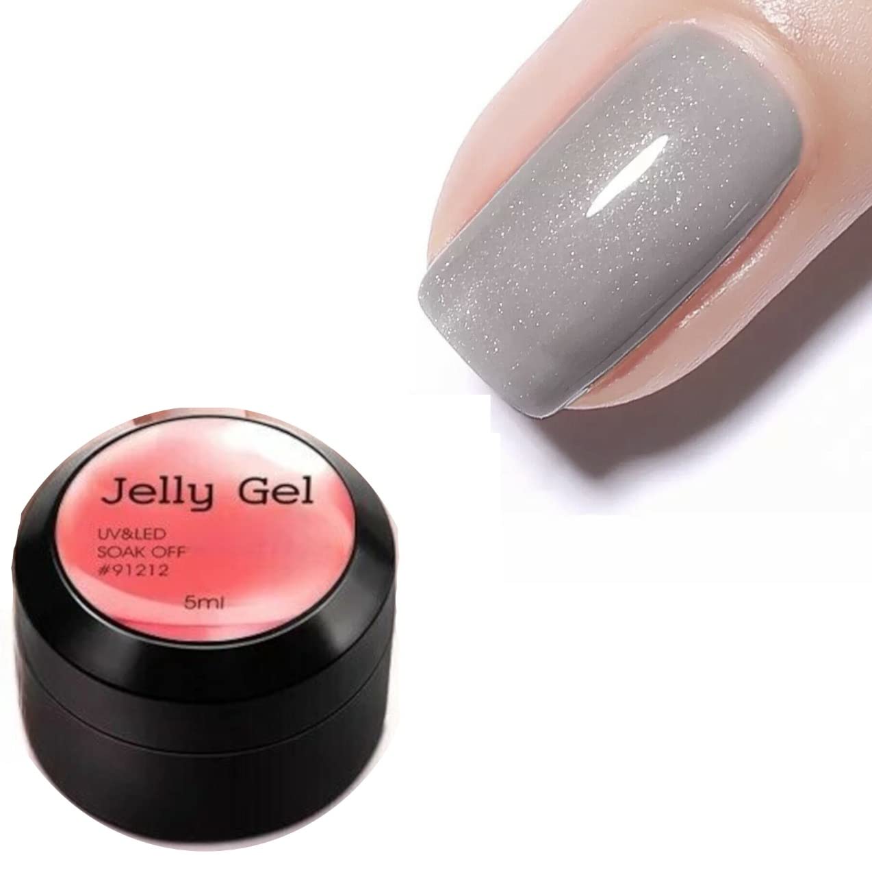 VENALISA Opal UV Gel Nail Polish 5ml Color Jelly French Nails Camouflage Natural Color Jelly Gel Effect UV Gelpolish (JG-L18)-image-0