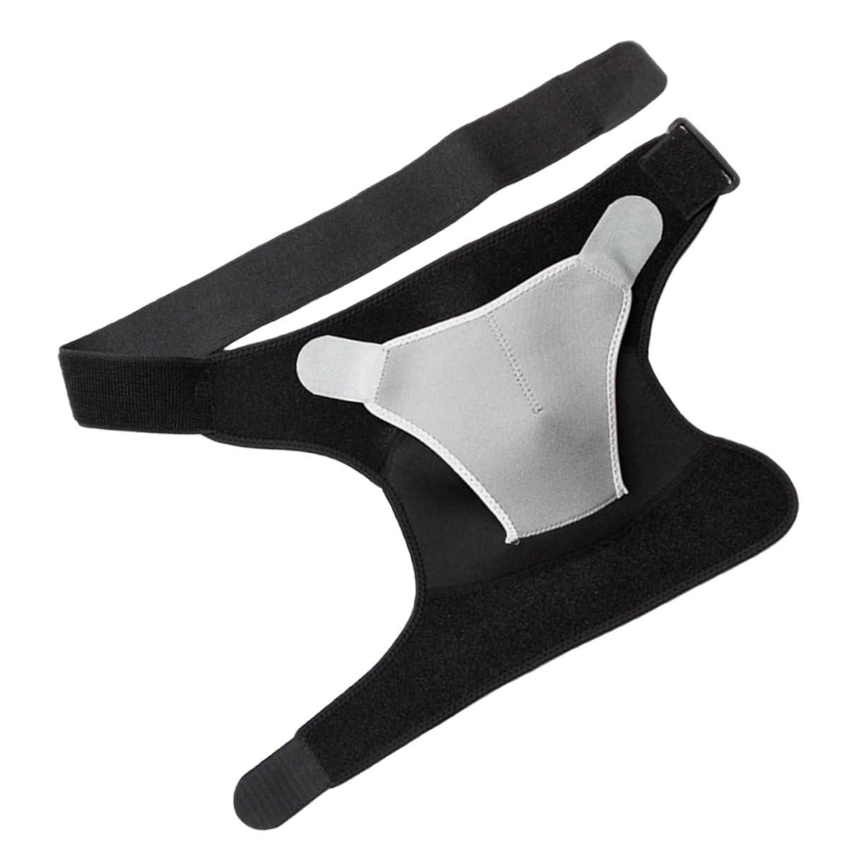 GALPADA 1pc Adjustable Breathable Shoulder Compression Sleeve Sports Support Strap for Aches Relief Stability for Active Lifestyles and present Giving Black