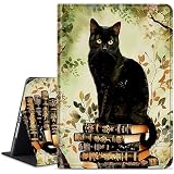 Dikoer for Samsung Galaxy Tab E 9.6" 2015 (SM-T560/T561/T565/T567) Tablet Case, Multiple Viewing Angles & Kickstand Back Case Drop Protection Smart Cover, Book Cat