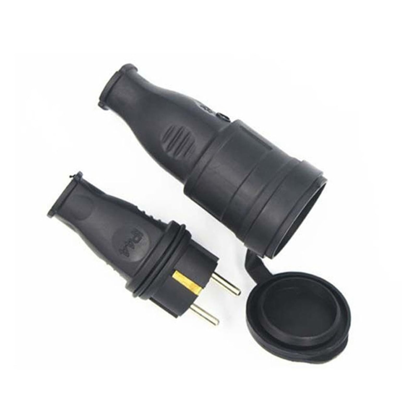 Prise industrielle caoutchouc 16A étanche 220V 2P+E IP44 - 6