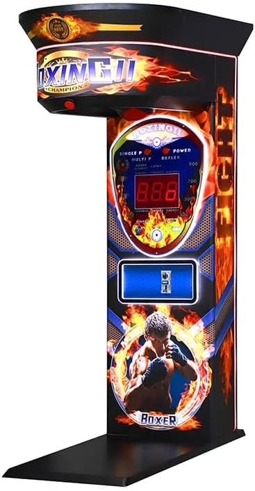 Coin Operated Sports Punching Bag Arcade Box Punch Boxing Machine