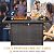 LayinSun 44" Propane Gas Fire Pit Table, 55000 BTU Rectangular Fire Pit with Glass Wind Guard for Outside Patio Deck Garden Backyard