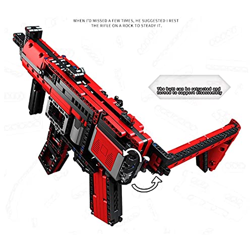 Technik Gewehr Bausteine Kit 791 Klemmbausteine Schießen M1897 Modell mit Geschosse, Kompatibel mit Lego Technic (Q2880) – Bild 6