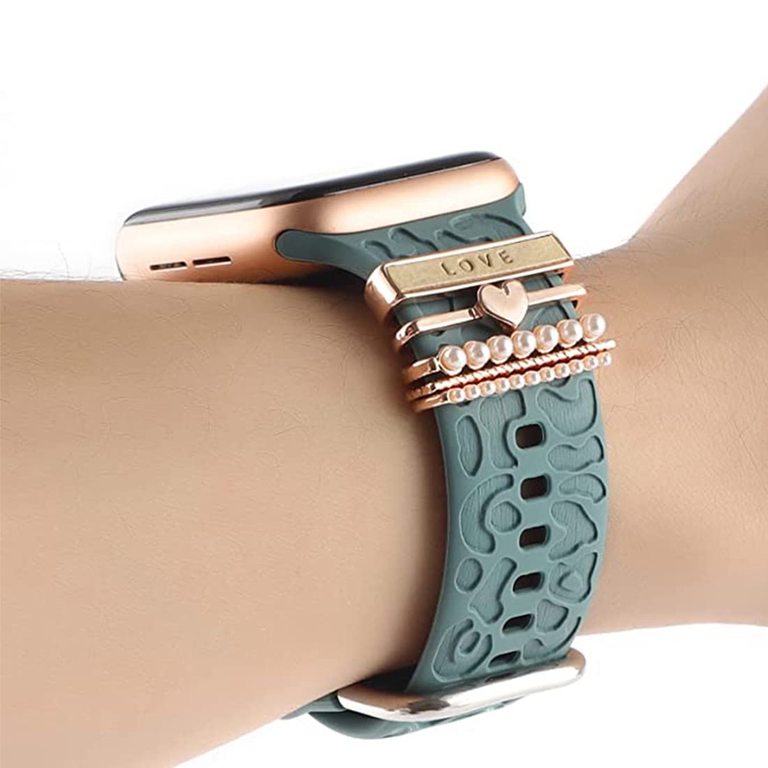 FYACCD 6 Pezzi Anello Di Fissaggio Per Cinturino In Silicone. Anelli Di - Foto 6