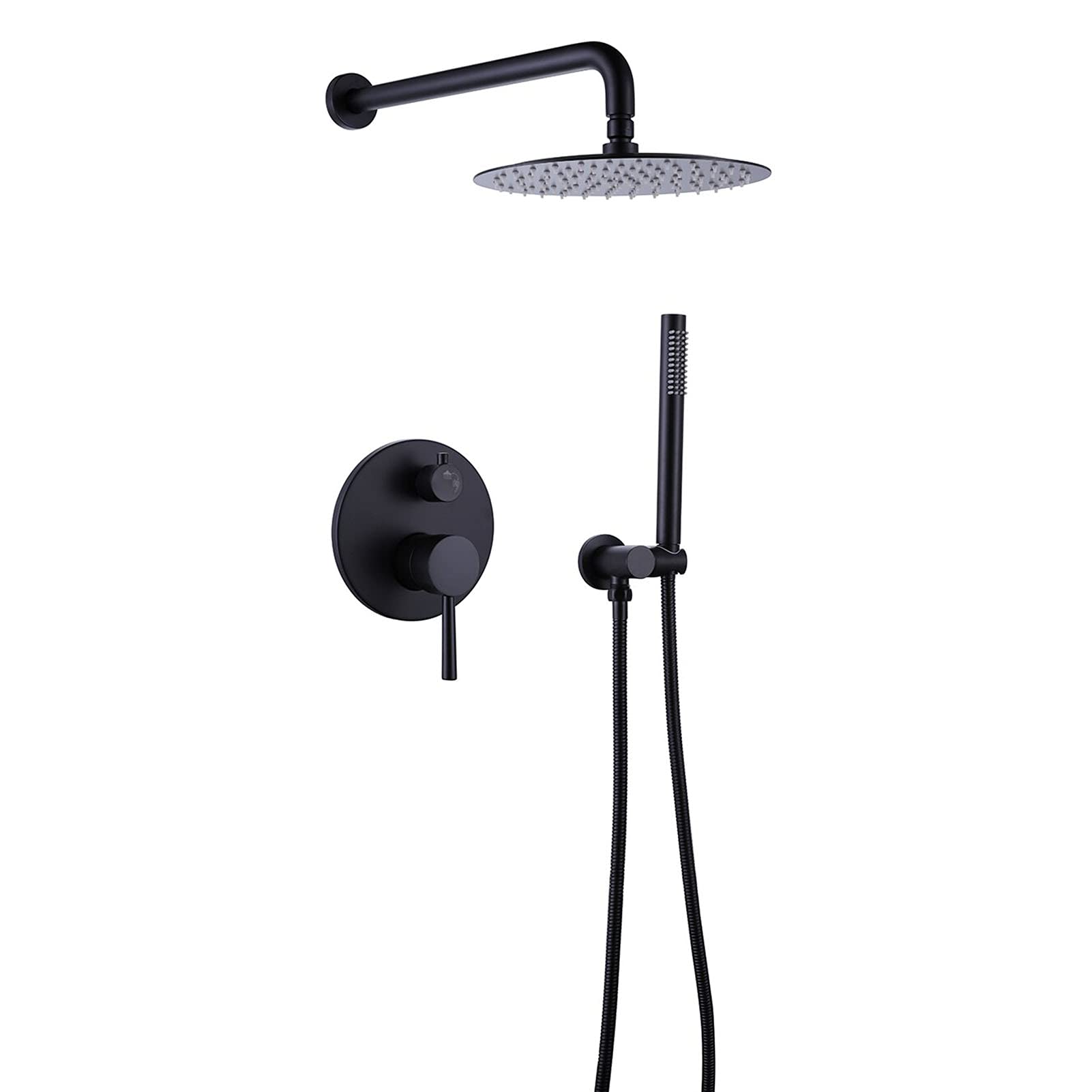 Combinaison de Douche Moderne de Haute Qualité Finition Noir Mat