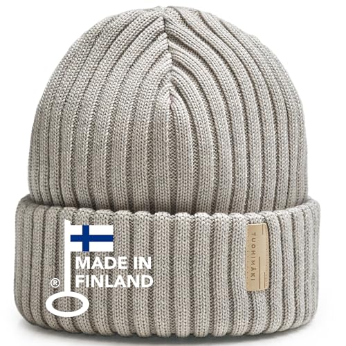 TUOHIMÄKI Merino-Mütze für Herren & Damen – Made in Finnland – 10...