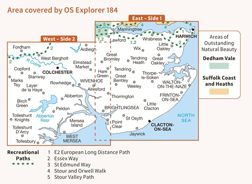 Colchester Map | Harwich & Clacton-on-Sea |