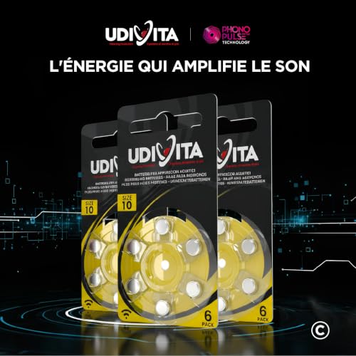 Piles auditives 10 pour converser sereinement Udivita Phono Pulse - 2