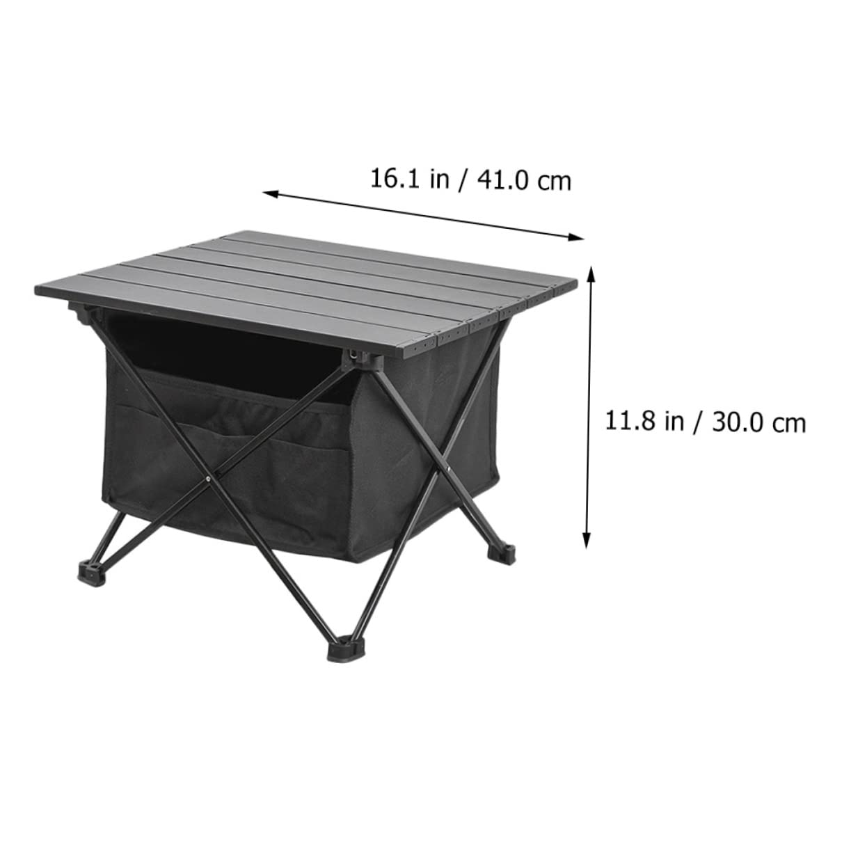 VICASKY Tavolo Pieghevole Portaoggetti Tavolo Picnic Portatile Per Barbecue e Spiaggia Accessori Per Esterni Per Picnic e