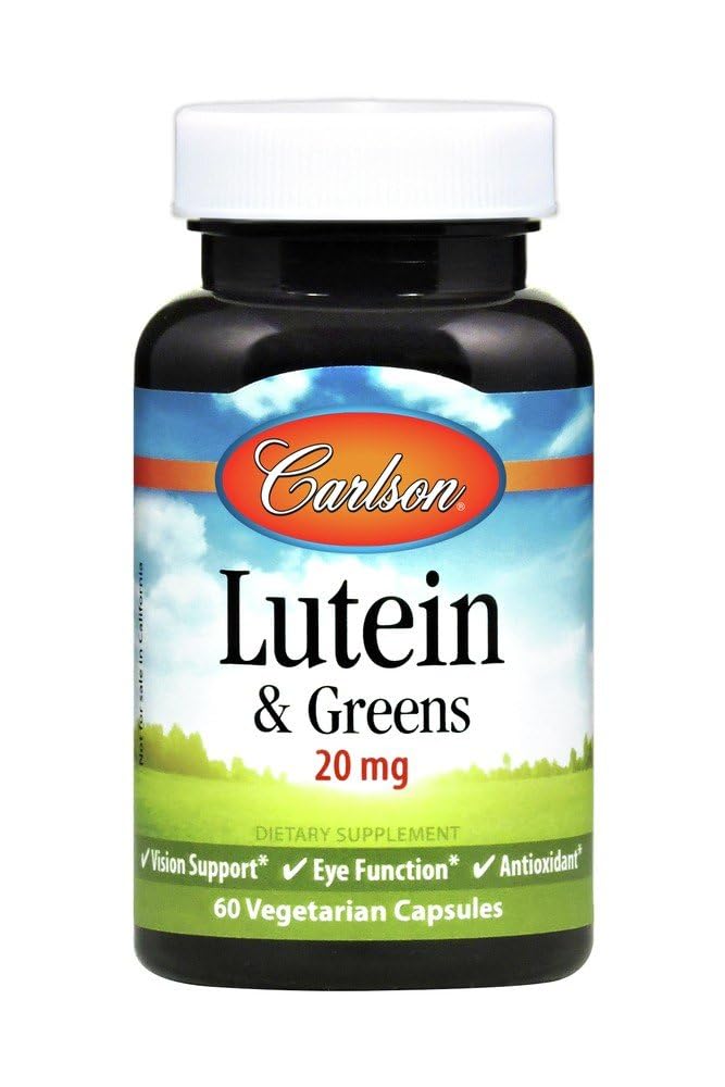 Carlson Lutein W/ Kale 20mg, 60 Capsules