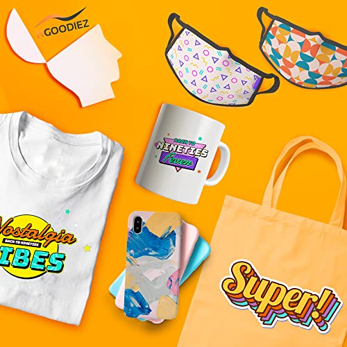 Ngoodiez Dtf Transfer Film Double-Sided Matte Clear Dtf Transfer Paper Pretreat Sheets, Pet Heat Transfer Paper Suited For All Modified Desktop Dtf Printers - A4 (8.3" X 11.7"), 25 Dtf Film Sheets #TOP6