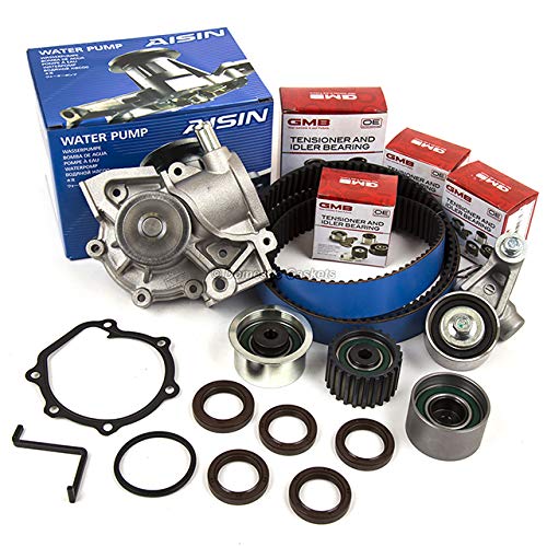 Domestic Gaskets DG-0664409596 High Performance Timing Belt AISIN Water Pump Kit Compatible With/Replacement For 99-05 Subaru 2.5L SOHC EJ25