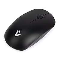 VulTech MW-08 Mouse Wireless Ottico 1600 DPI Senza Fili, 2.4GHz con batteria interna ricaricabile