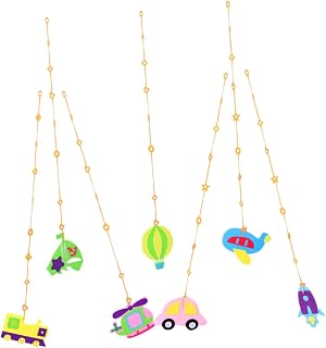 7piezas Accesorios De Transporte Colgantes De Fieltro Para Jardín De Infantes Decoraciones De Techo Para Aulas Colores Surtidos Para Aula