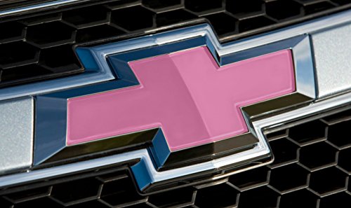 VViViD XPO Gloss Pink Chevy Bowtie Logo Wrap Kit
