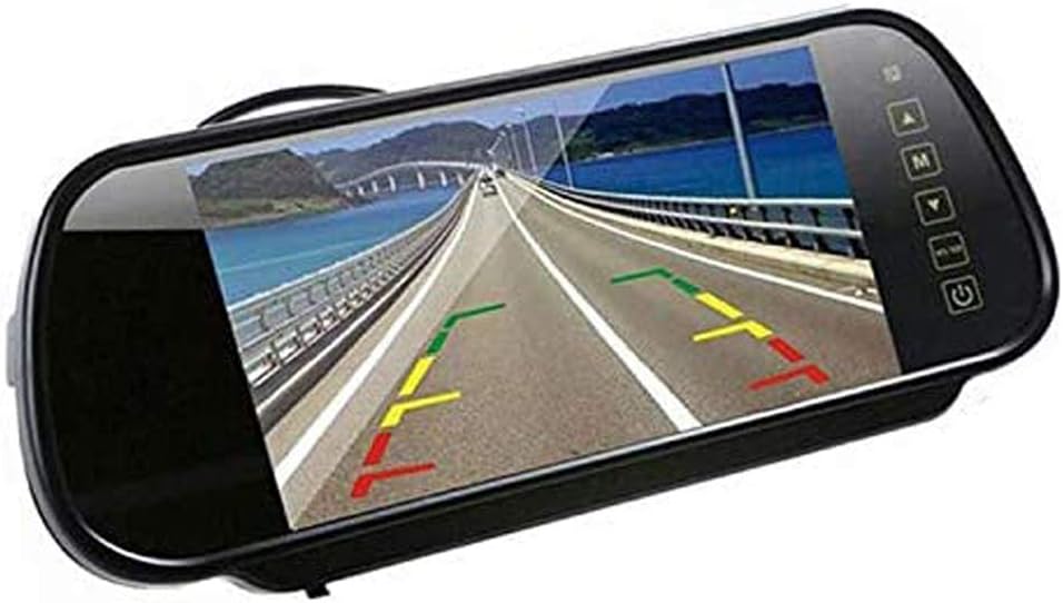 Origin 7インチルームミラーモニター モコン付き タッチボタン Lcd液晶 バックミラーモニター バック