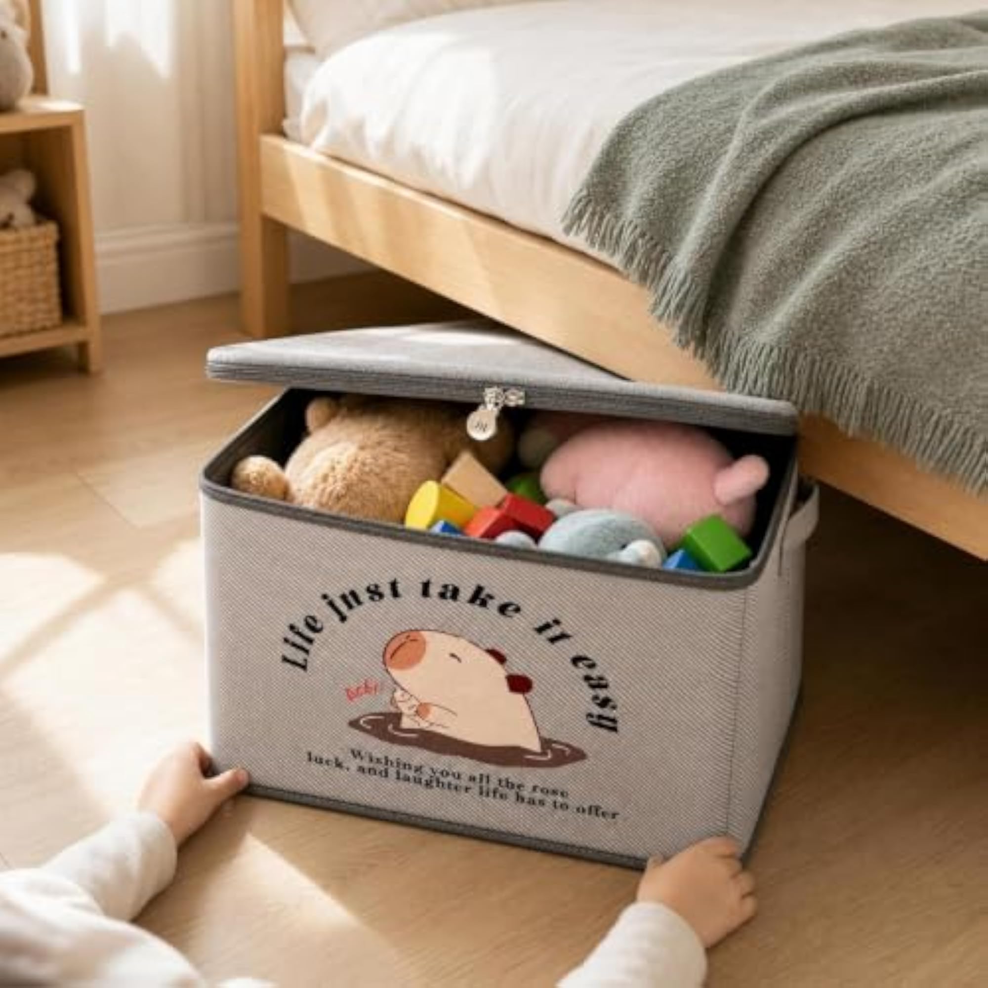 Large Capacity Foldable Storage Organizer with Lock