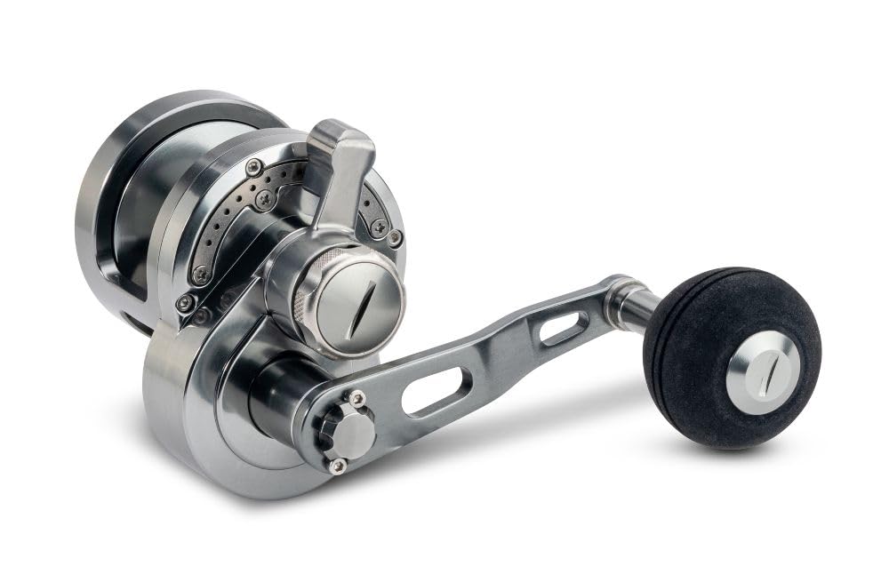 Full Metal Jig SD-4001LH, Jigging-Multirolle, Aluminium-Gehäuse, Meeresangel, Linkshand, Norwegenrolle, Multirolle