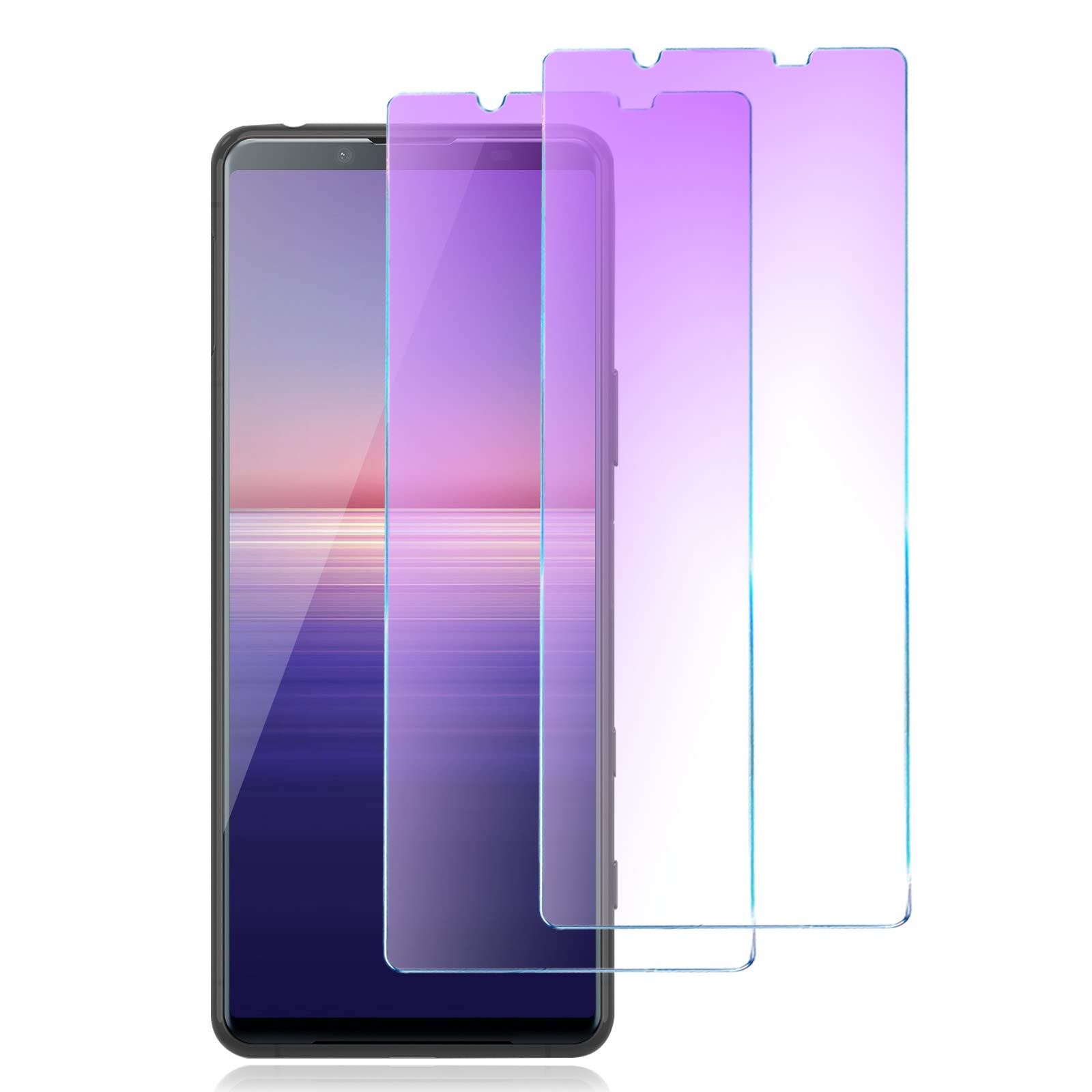 Amazon | 【ブルーライトカット】 Xperia 5 II 用 ガラス
