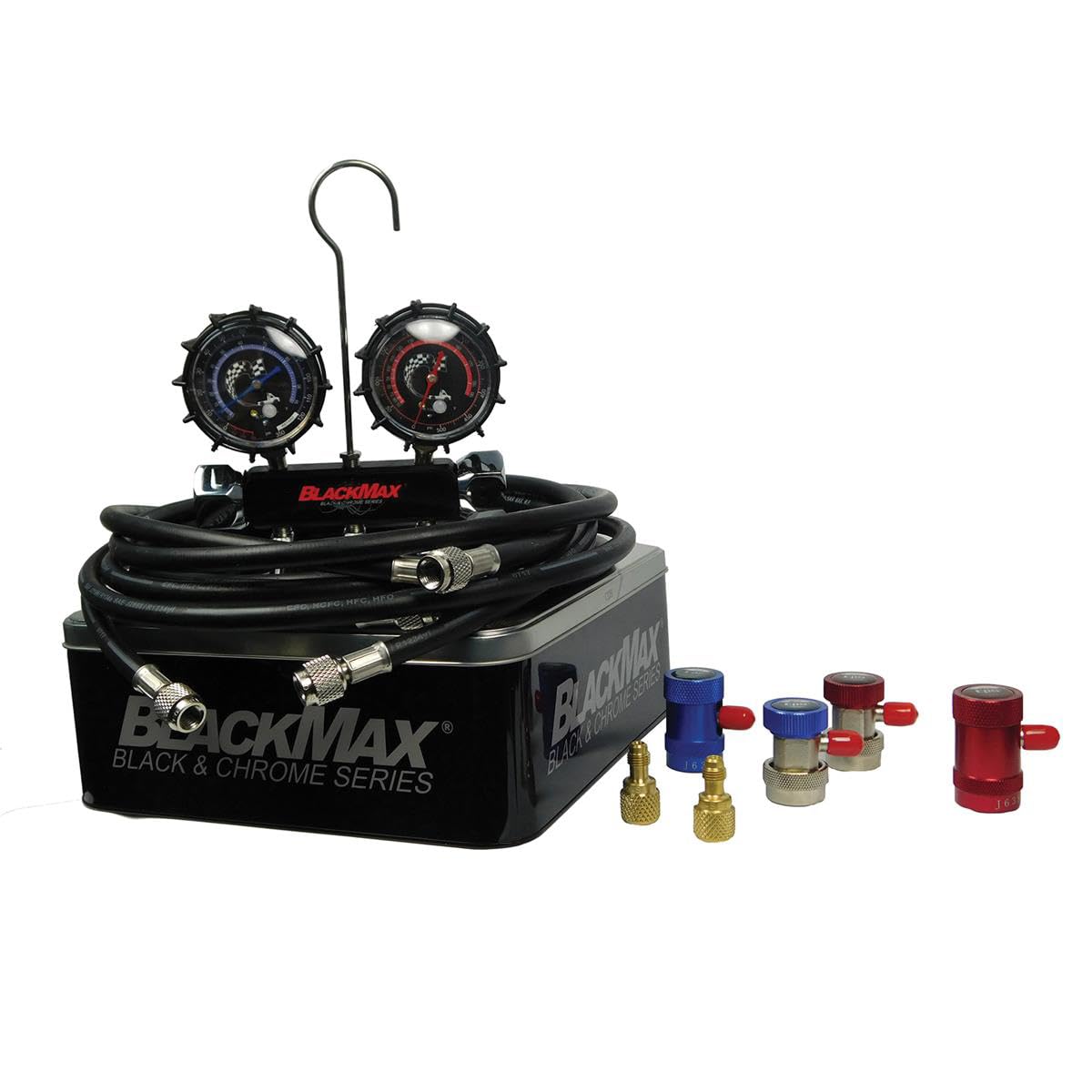 ゲージマニホールド Amazon.co.jp: CPS BLACKMAX MAID8QDL マニホールドゲージセット R