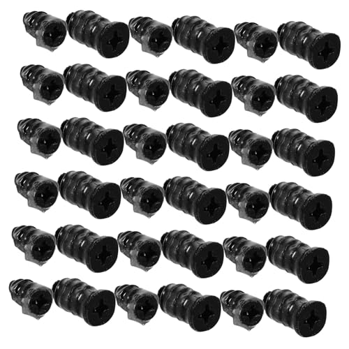 PRETYZOOM 40pcs Tire Repair Tool Nails Tire Puncture Repair Kit Automotive Tools Plug Car Portable Tire Repair Kit Tire Repair Sealant Tire Repair Nail Patching Screw Flat Wheel Rubber Black