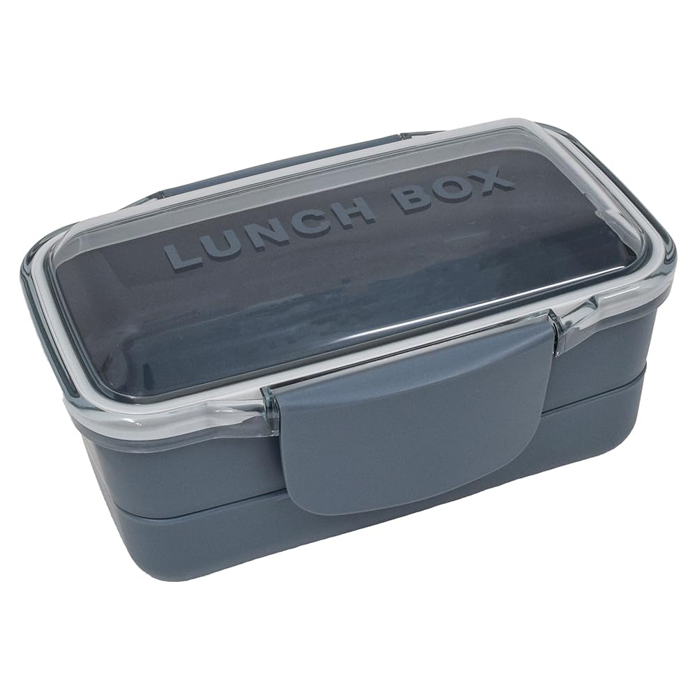 Amazon｜モノクローム ドーム 2段 ランチ 850ml ネイビー 73641｜弁当