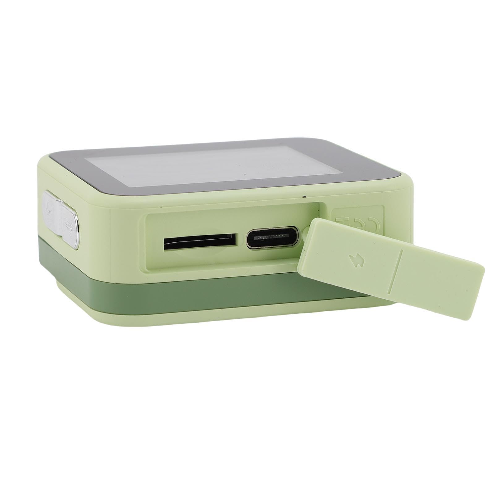Petite Caméra Numérique pour la Photographie, 1080p 48MP Camera Compact Vlogging avec écran de 1,77 Pouce OTG Partage de Caméscope de Trousseau (Green)