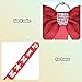 Red Rhinestone Keychain for Backpack Cheer Bag Accessories Charms for Book Bag Decorations for Girls Cheerleader Bow Keychain for Purse Backpack Keychains for Kids Toddler Cheer Stuff Pin Straps 2 Pcs