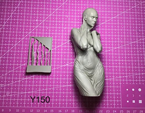 Figura de resina modelo guerrera antigua sin armar miniatura 4