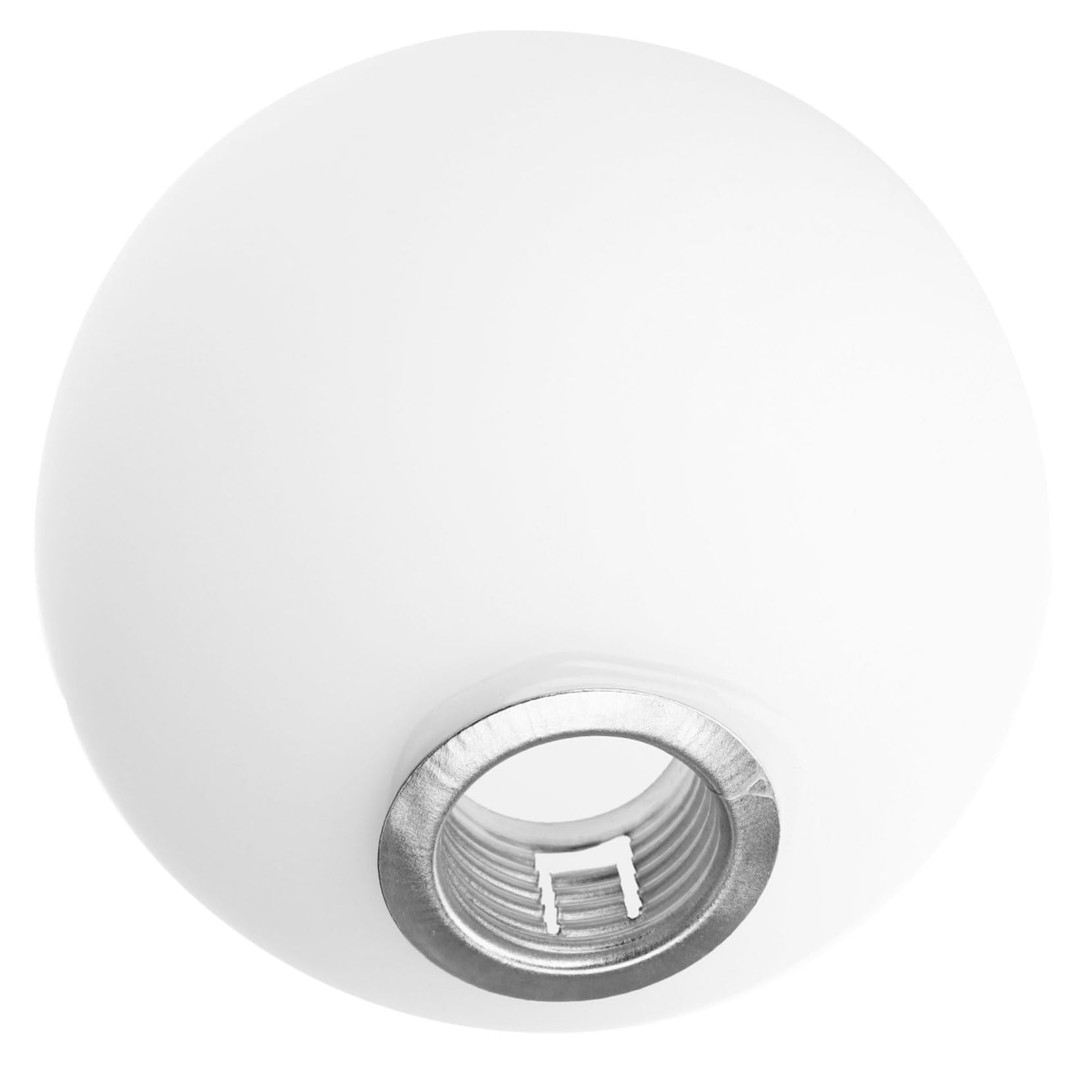 DOITOOL Glass Globe Lamp Shade Replacement Milk Glass Round Ball Lamp Cover Light Weight Easy Installation Living Room Study