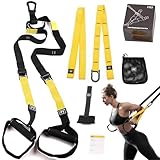 MLKSJKD Equipo de Entrenamiento de Suspensión - Resistencia Peso Corporal con Cuerda Ejercicio en Casa Gym Bandas Ligas,...