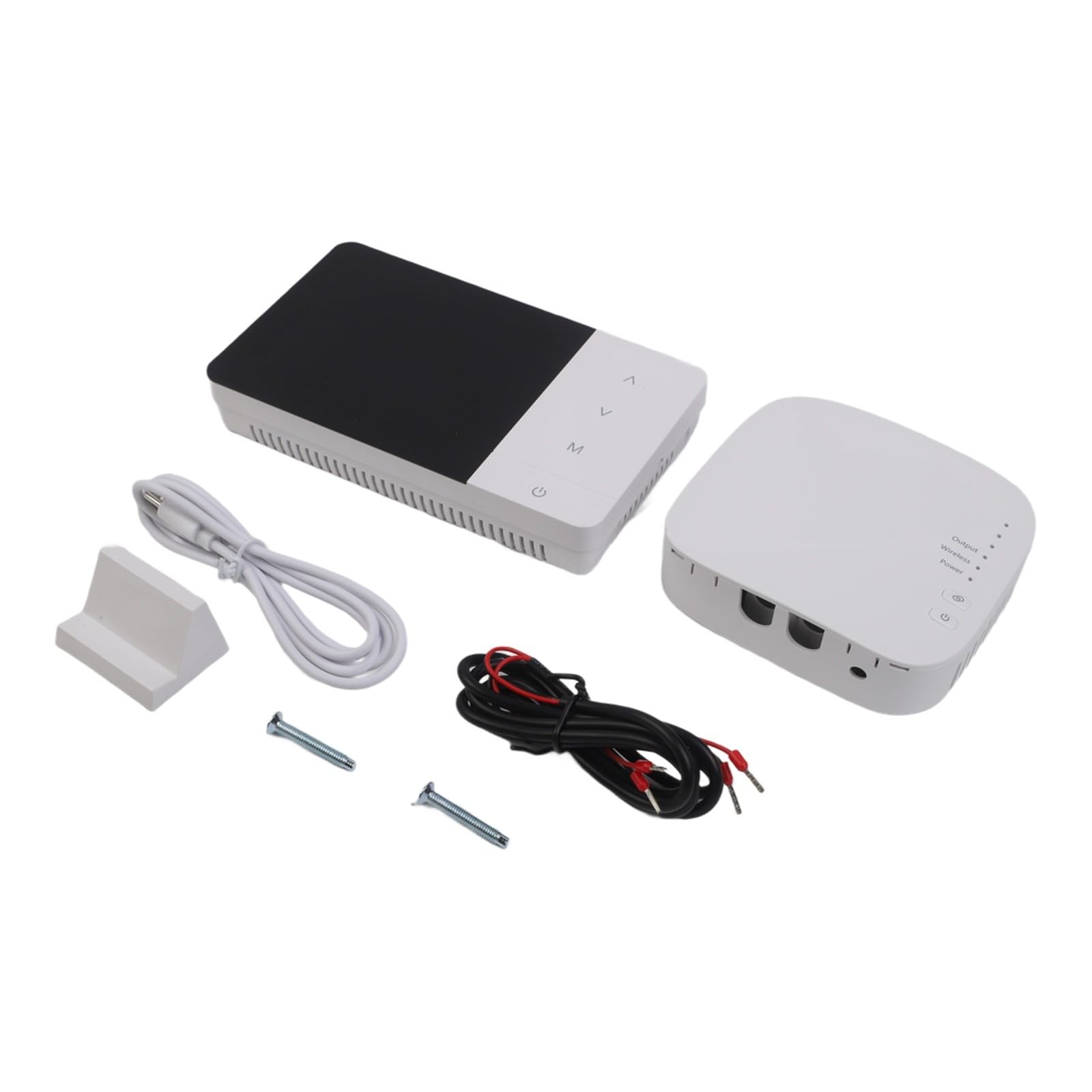 Thermostat intelligent, contrôleur de chauffage, application Tuya, contrôle de la chaudière sans fil, compatible vocal, précision ± 0,5 °C, 6 périodes quotidiennes, anti-gel, verrouillage