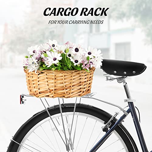 Elecony Beach Cruiser Bike For Women, 27.5'' Wheels City Bike With Step-Through 18'' Frame, Shimano 7-Speed Drivetrain, 220Lbs Capacity, Blue,700C *35 #TOP6