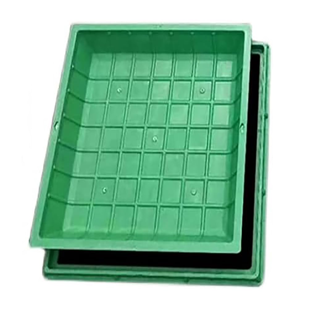 Regard 60x60 cm couvercle fosse septique invisible et cadre de drainage extérieur