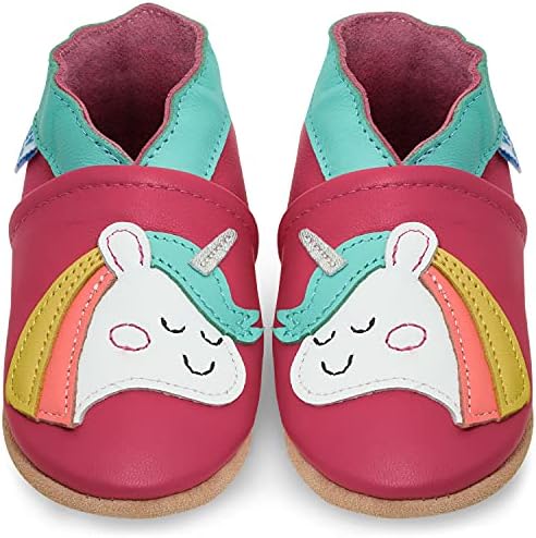 Juicy Bumbles Krabbelschuhe Baby Lauflernschuhe Mädchen Jungen Leder mit Wildledersohlen - 0-6 Monate bis 2-3 Jahre