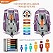 SKYSPER Schulranzen-Set 5-teilig, Schulrucksack Ergonomischer Tragesystem 16L Schulranzen mit 360° Reflektorstreifen für Mädchen Gungen Kinder 1. klasse für Reisen Sport