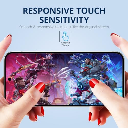Image of Czartech Tempered Glass For OnePlus 15R Screen Protector | 9H Hardness | Full Coverage Black Border | Edge to Edge | Anti Scratch | Bubble Free | Case Friendly | HD Clear,Pack Of 2