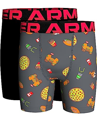 Image of Under Armour Big Boys' 2 Pack Performance Boxer Briefs