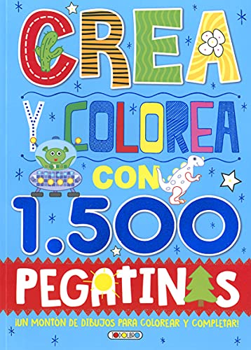 Crea y colorea con 1500 pegatinas