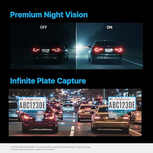 Image of S1 4K Infinite 2 Channel Dash Cam Front and Rear Car Camera, 4K, 2.5K Dash Camera for Cars, STARVIS 2, Night Vision, 24 /7 Parking Mode, 5G WiFi GPS, Car Surveillance Camera
