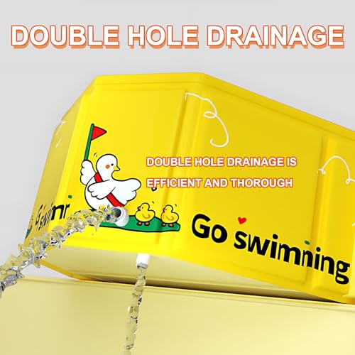 Baignoire pliable bebe grande taille et compacte avec bouchon vidange rapide - 5