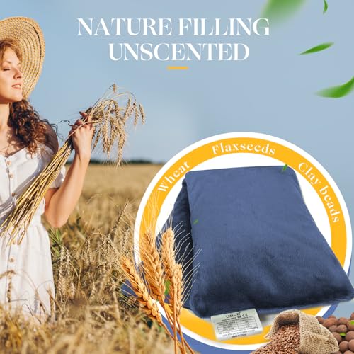 Coussin chauffant pour micro-ondes uncn avec housse amovible lavable - 6