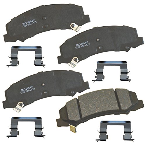 Image of Bendix Premium SBC1159 Ceramic Front Brake Pads for Select Models Buick LaCrosse, Lucerne, Cadillac DTS, Chevrolet Impala, Impala Limited, Monte Carlo
