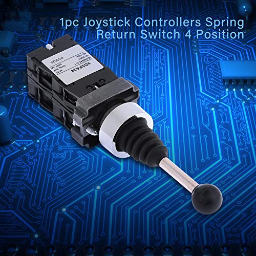 4 Position Joystick Switch, Joystick Controllers Spring Return Switch Joy Stick Control Replacement Black - Image 4