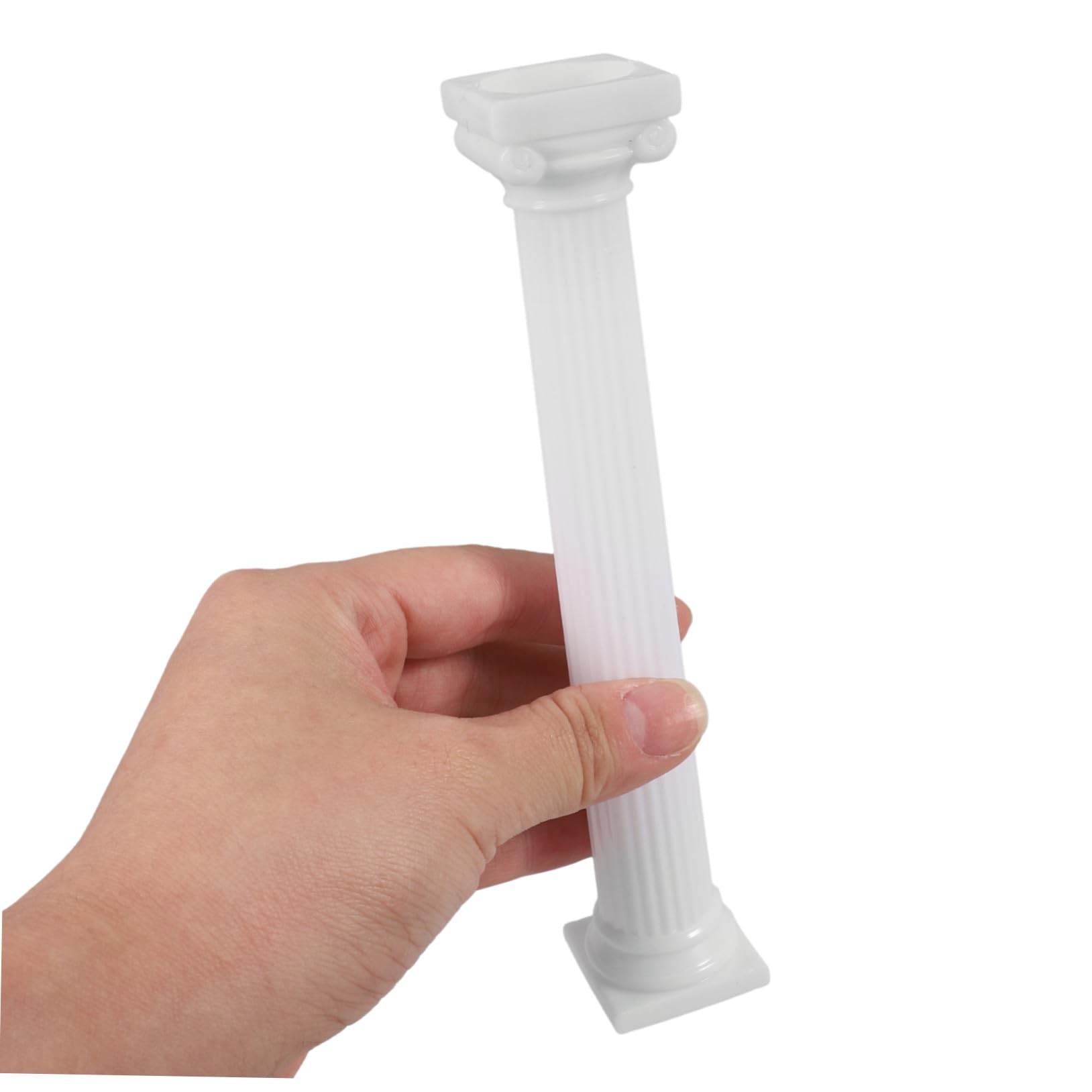 Uonlytech 12pezzi Espositore per Torte Supporti per Torte Nuziali Separatore per Fondente Decorazioni Piedistallo Colonna Romana Alzate per Colonna