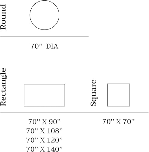 Miniatura 4 de Maison d' Hermine Mantel decorativo rectangular de 70 x 140 pulgadas, 100% algodón, para comedor, boda, baby shower, hogar, granja, cocina y