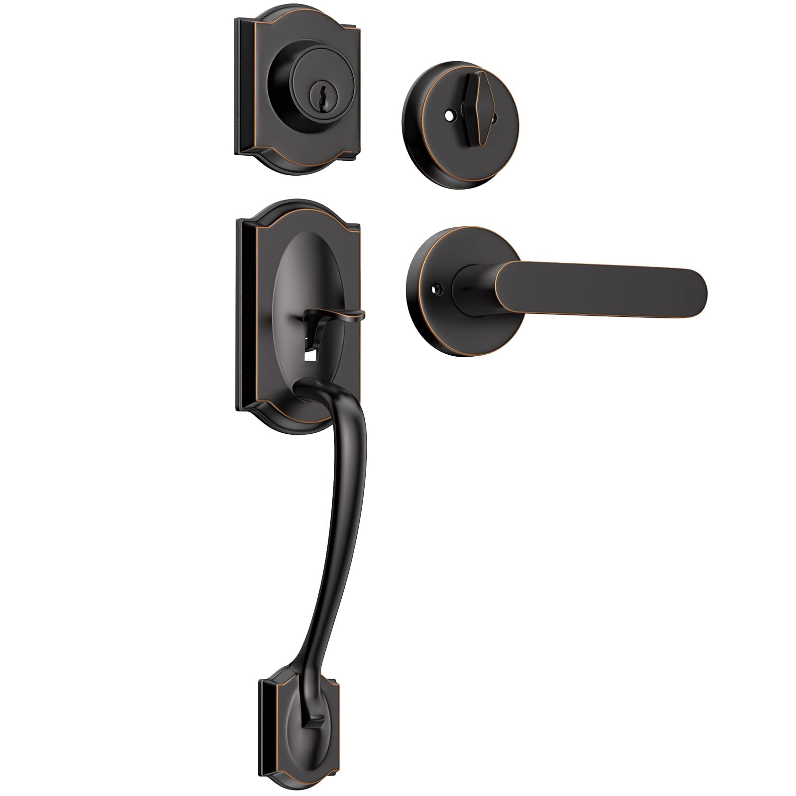 YYTDZSW Front Door Handle and Deadbolt Set, Front Door Lock Set